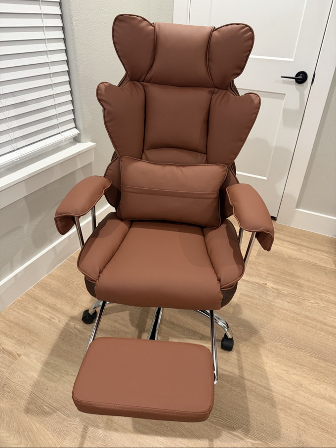 Red Barrel Studio® Faux Leather Executive Computer Chair & Reviews